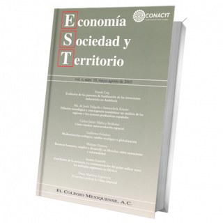Economía, Sociedad y Territorio, Vol. V, núm. 18, mayo-agosto de 2005