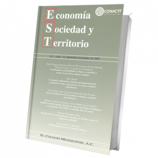 Economía, Sociedad y Territorio, Vol. V, núm. 19, septiembre-diciembre de 2005
