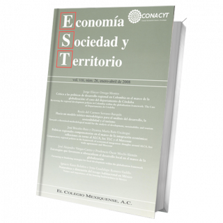 Economía Sociedad y Territorio,Vol. VIII, num 26, enero-abril de 2008