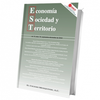 Economía Sociedad y territorio, Vol X, Num 34, septiembre-diciembre 2010